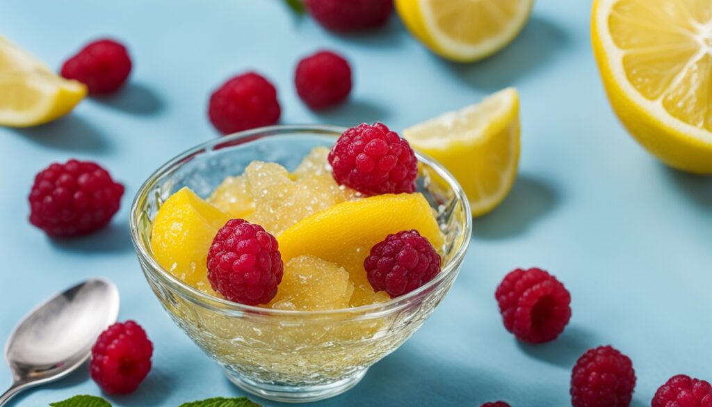 Health Benefits of Raspberry-Lemon Granita