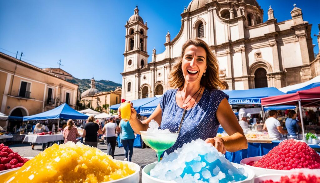 Sicilian granita tradition