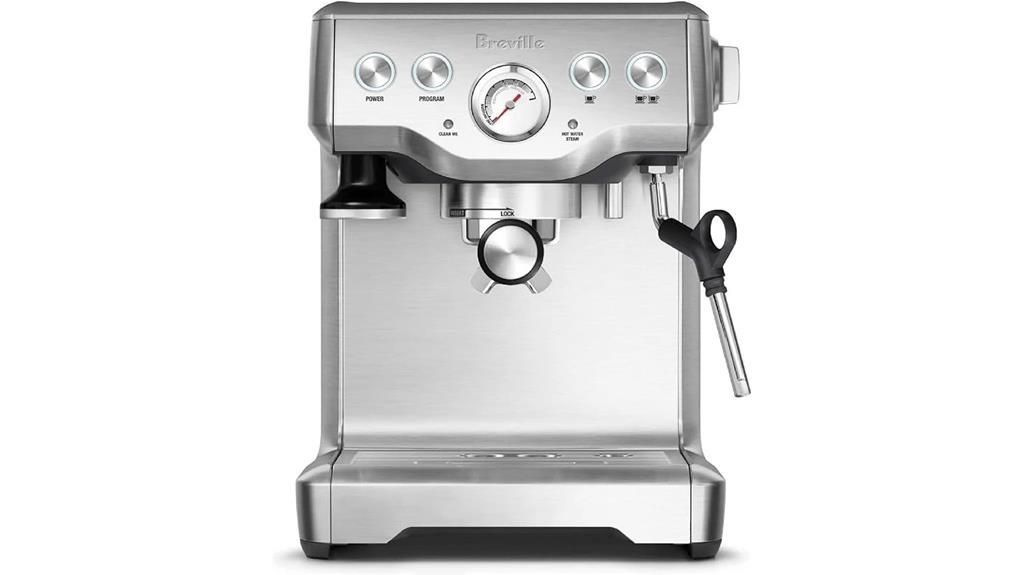 breville espresso machine stainless