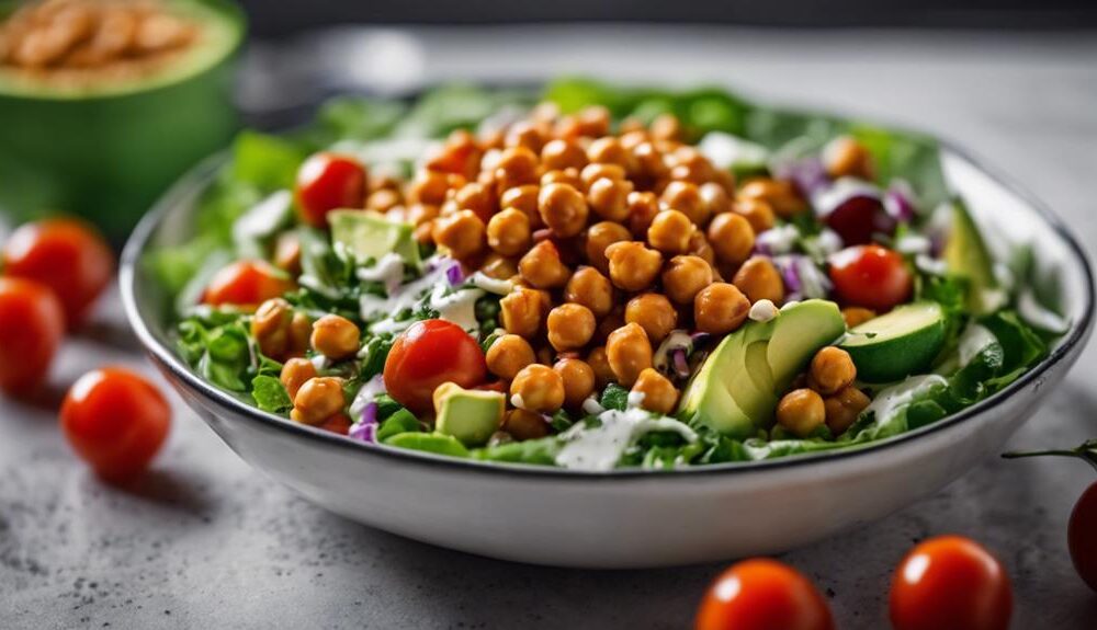 buffalo chickpea salad delight