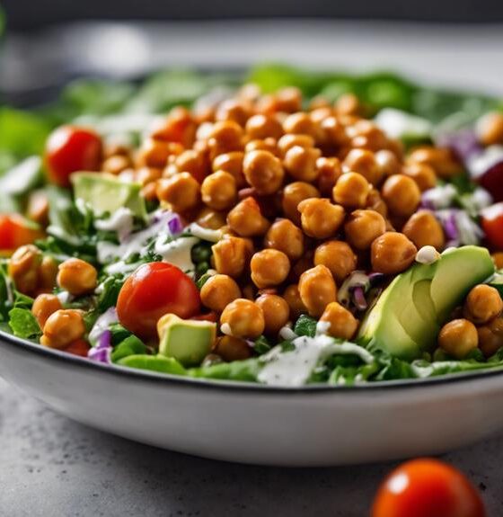 buffalo chickpea salad delight