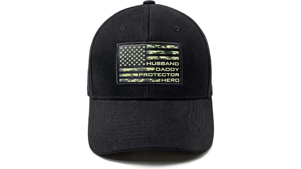 camouflage flag hat gift