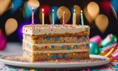 celebratory birthday cake bars
