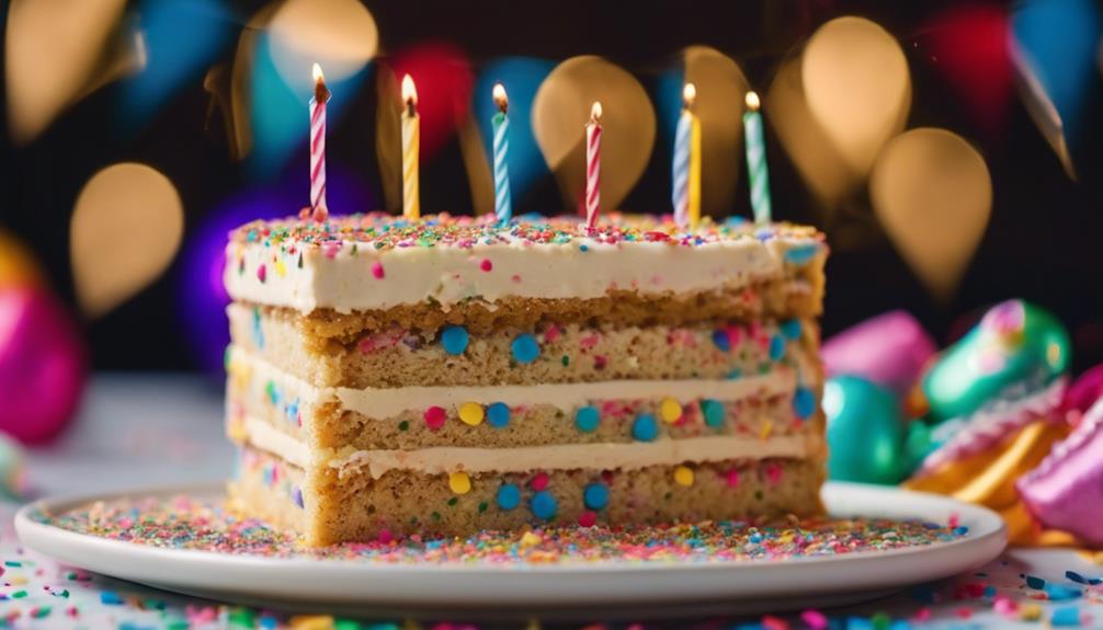 celebratory birthday cake bars