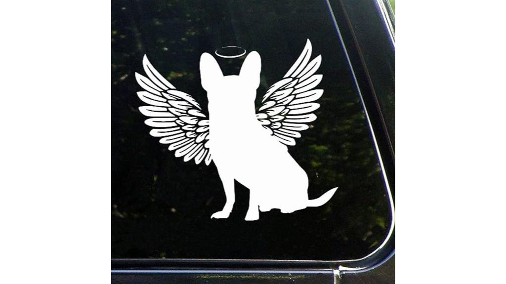 chihuahua with wings decal