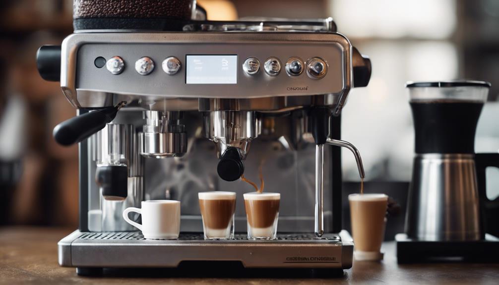 choosing espresso and coffee