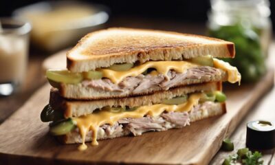 classic tuna melt sandwich