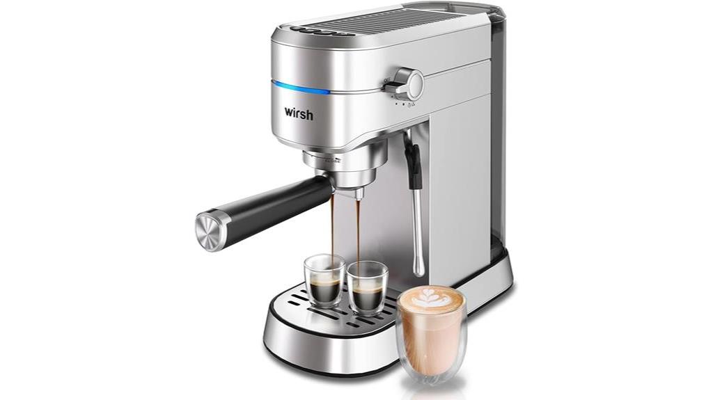 commercial grade espresso maker details