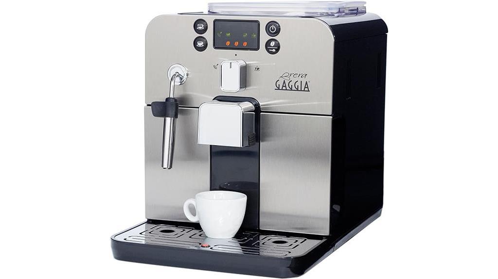compact black espresso maker