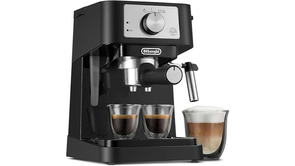 compact espresso machine design