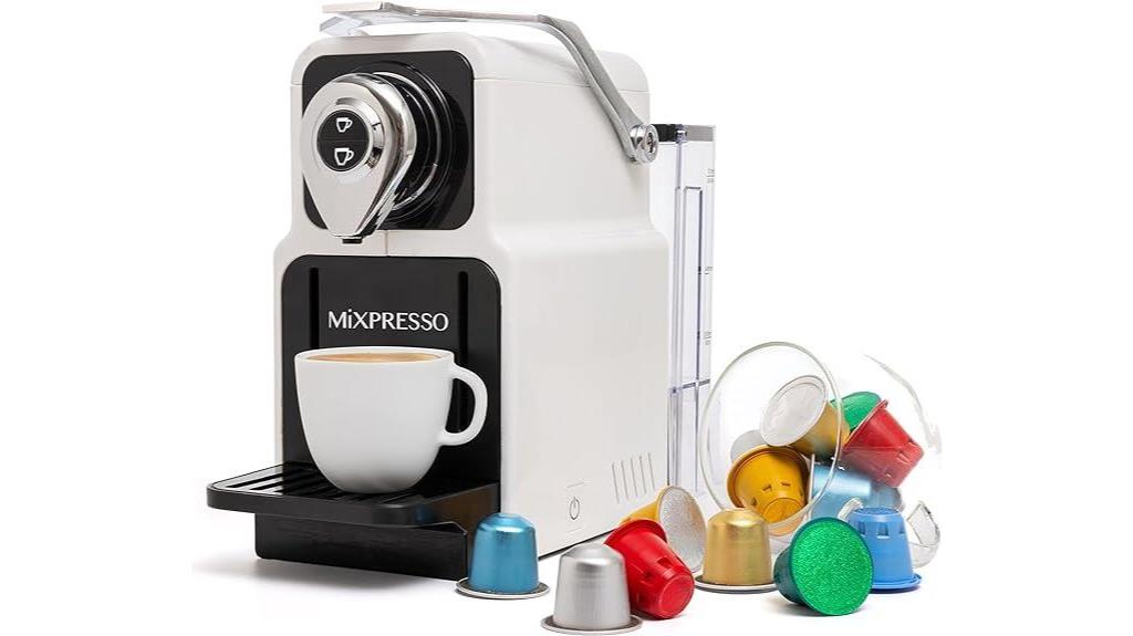 compact espresso machine option
