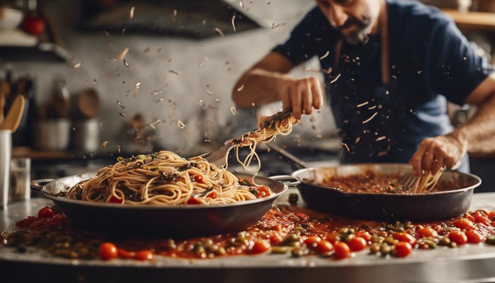 cooking a classic pasta