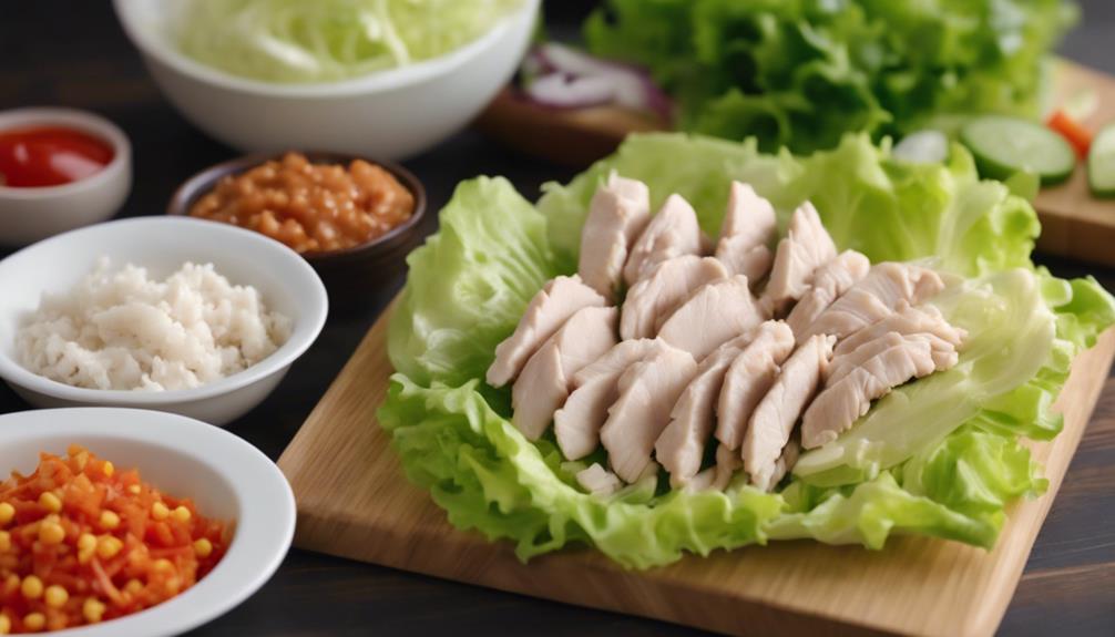 cooking lettuce wraps efficiently