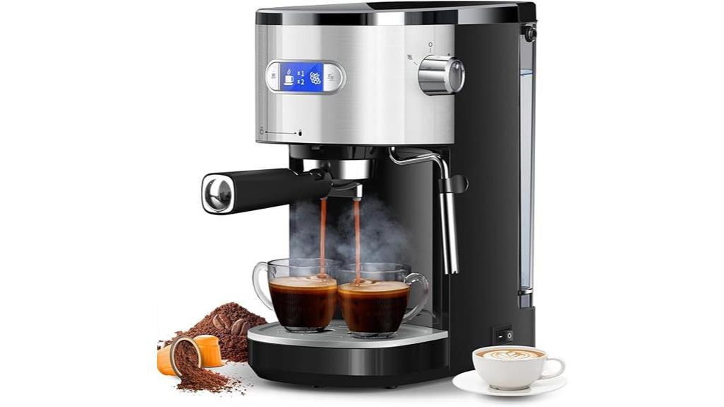 cowsar espresso machine features