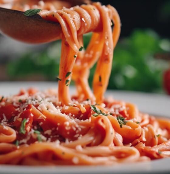 creamy roasted pepper pasta