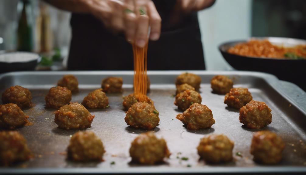 creating tasty meatballs from scratch