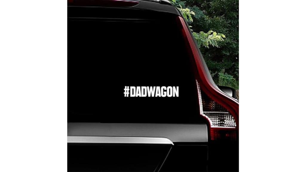 custom dad wagon decal