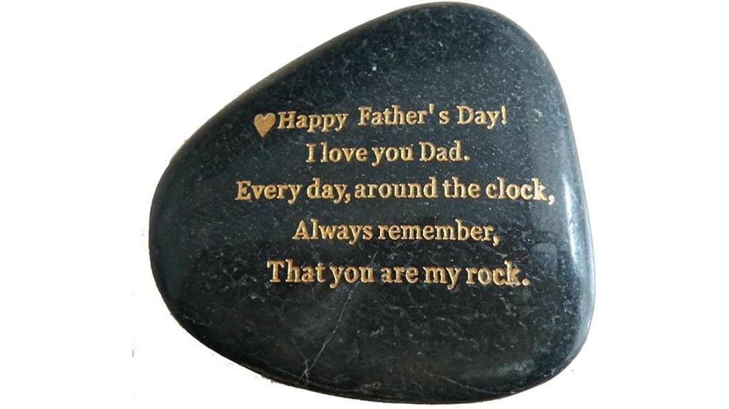 customized engraved rock gift