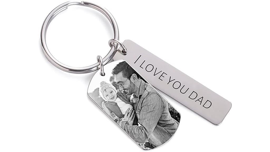 customized photo keychain for dads