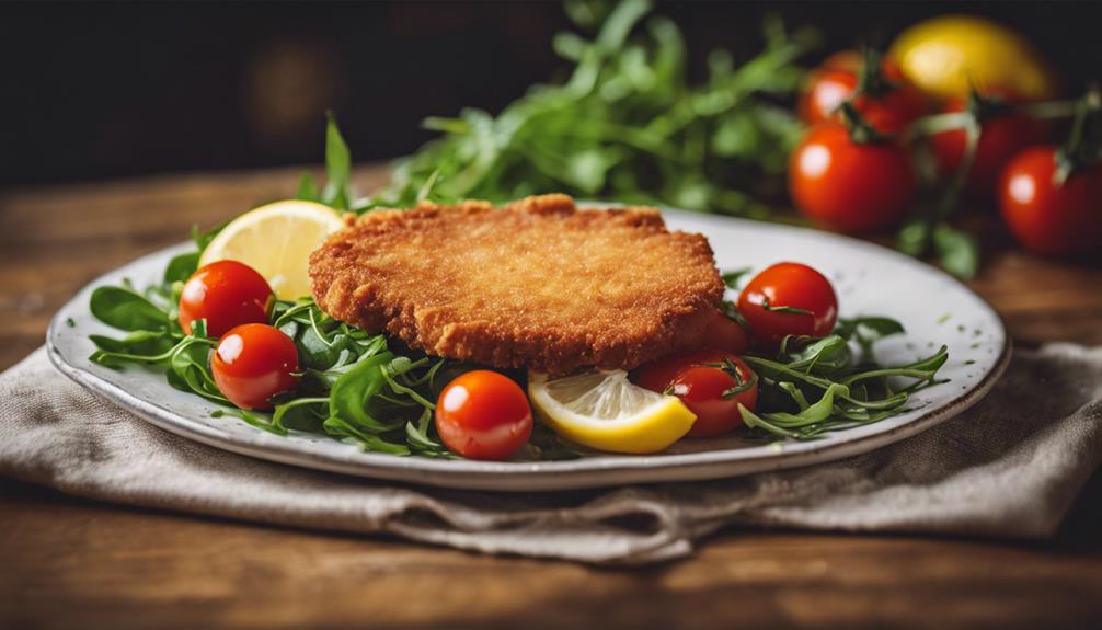delicious breaded veal cutlet