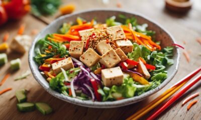 delicious chinese tofu salad