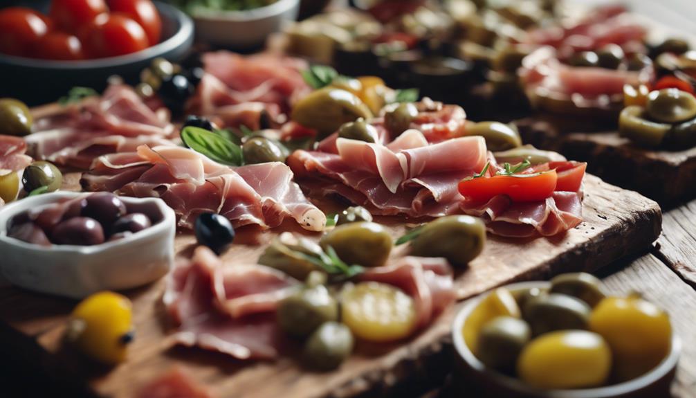 delicious italian appetizer platter