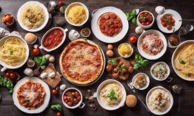 delicious italian cuisine list
