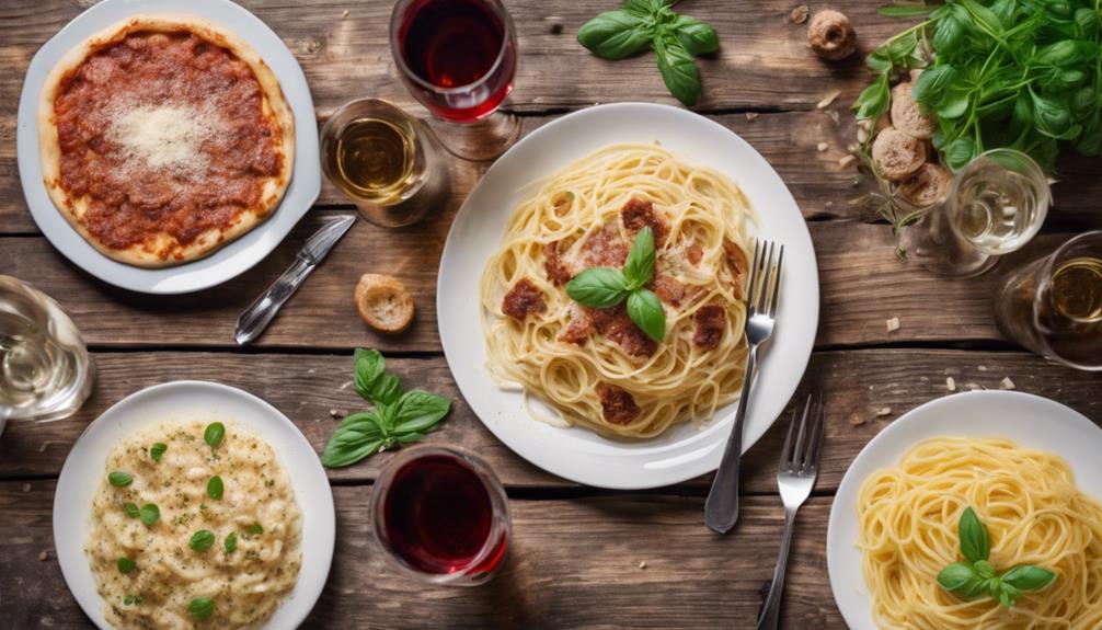 delicious italian dishes list