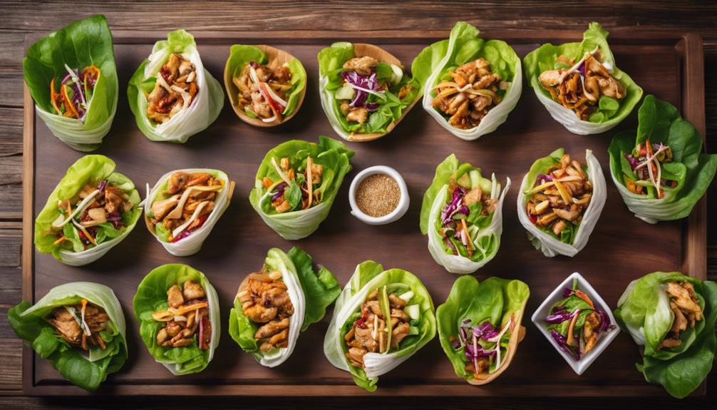 delicious lettuce wrapped chicken options