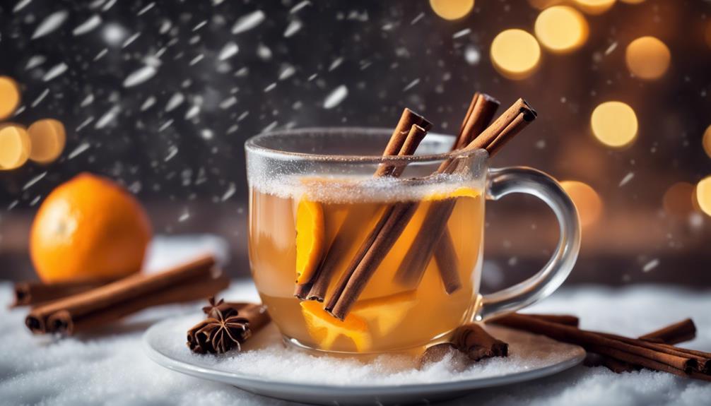 deliciously spiced hot beverage
