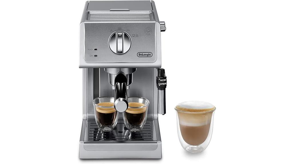 delonghi espresso machine stainless
