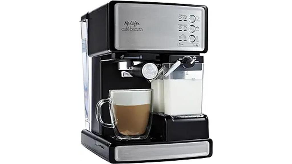 detailed coffee machine description