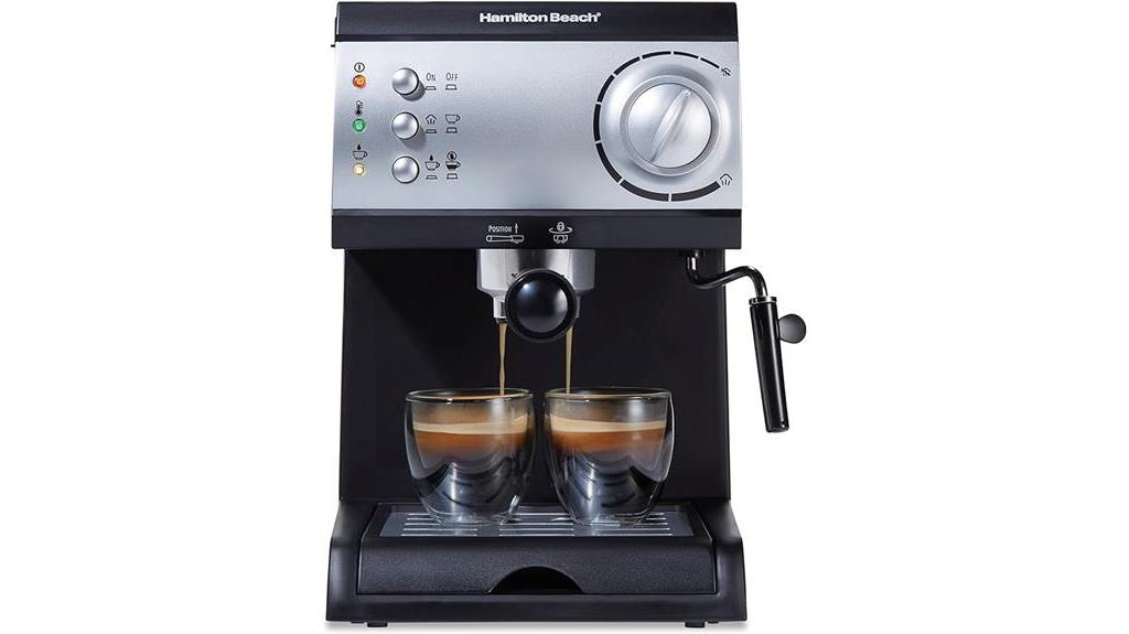dual cup espresso with frother