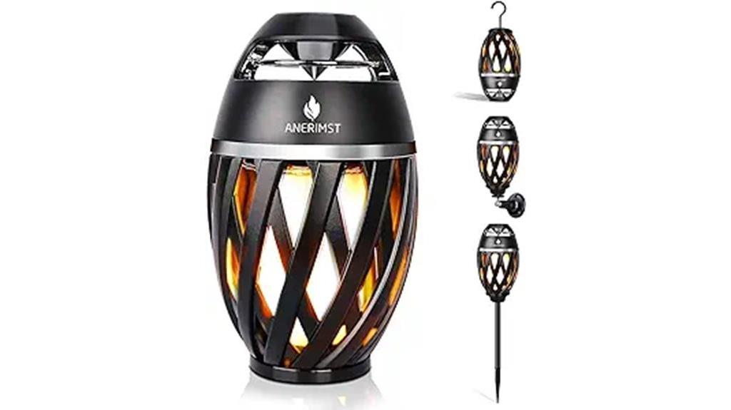 durable outdoor speaker with torch