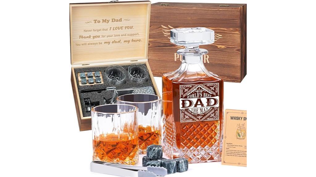 elegant whiskey set gift