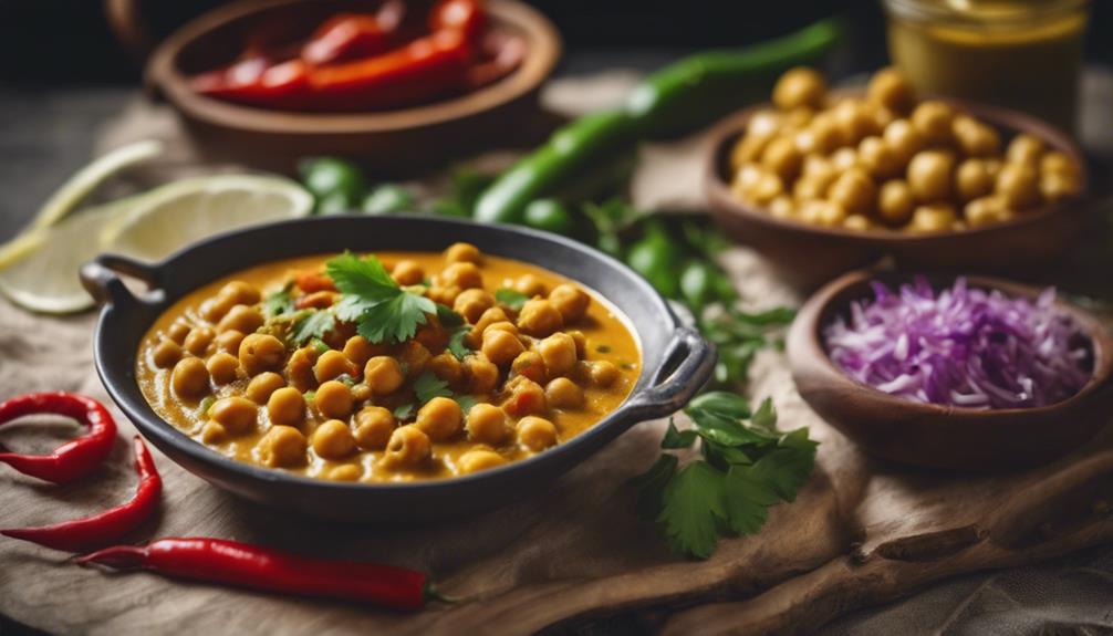 enhancing chickpea curry flavors