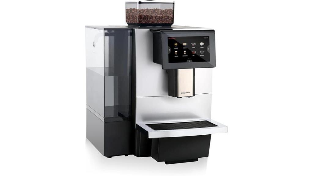 espresso machine automatic silver