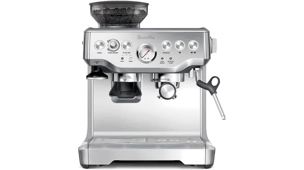 espresso machine bes870xl review