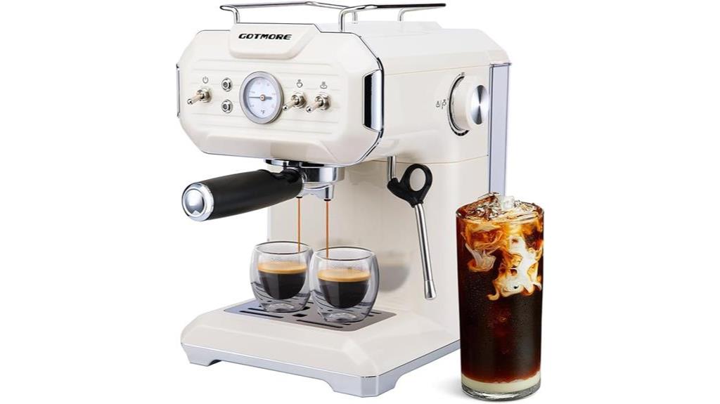 espresso machine with frother