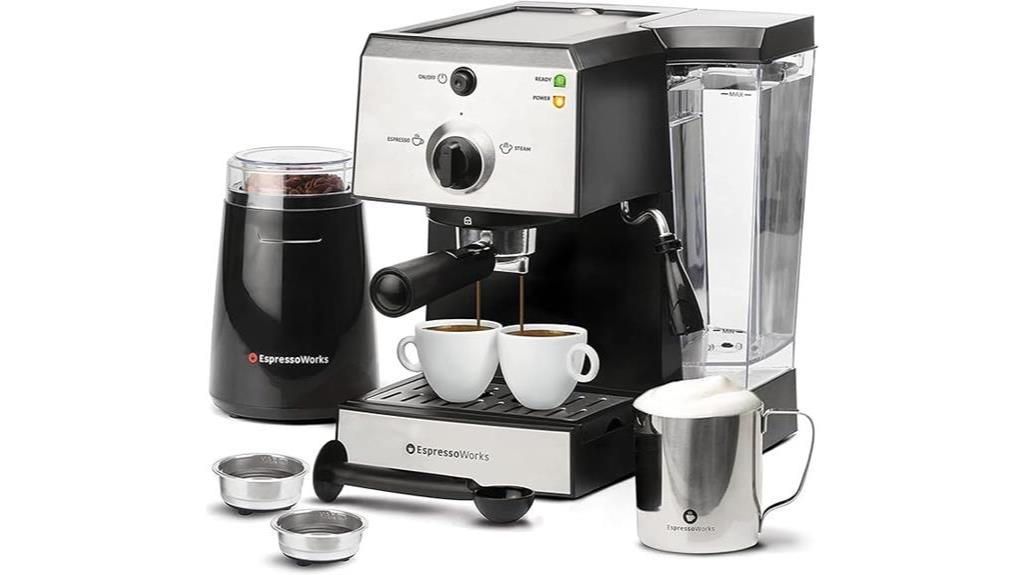 espresso machine with frother