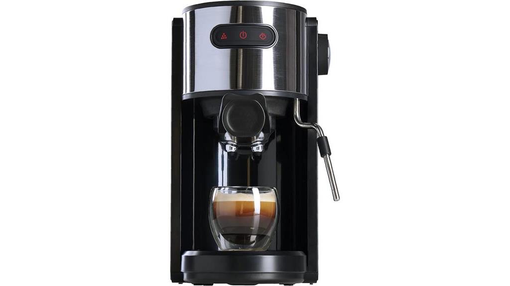 espresso machine with milk