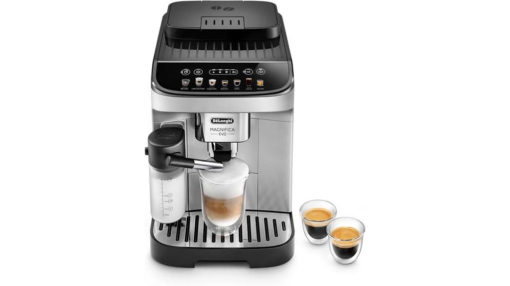 espresso machine with milk frother