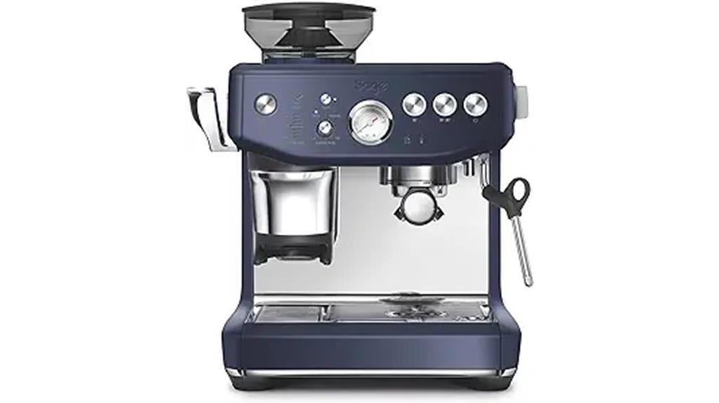 espresso perfection in blue