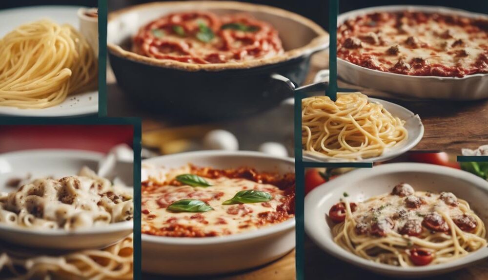 extensive italian dish variety