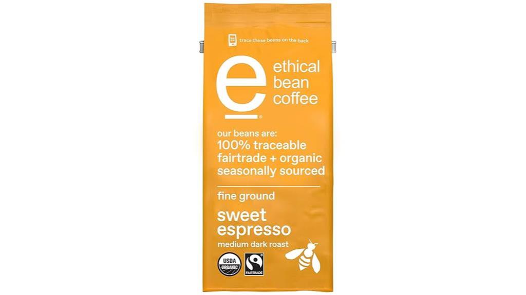 fairtrade sweet espresso beans