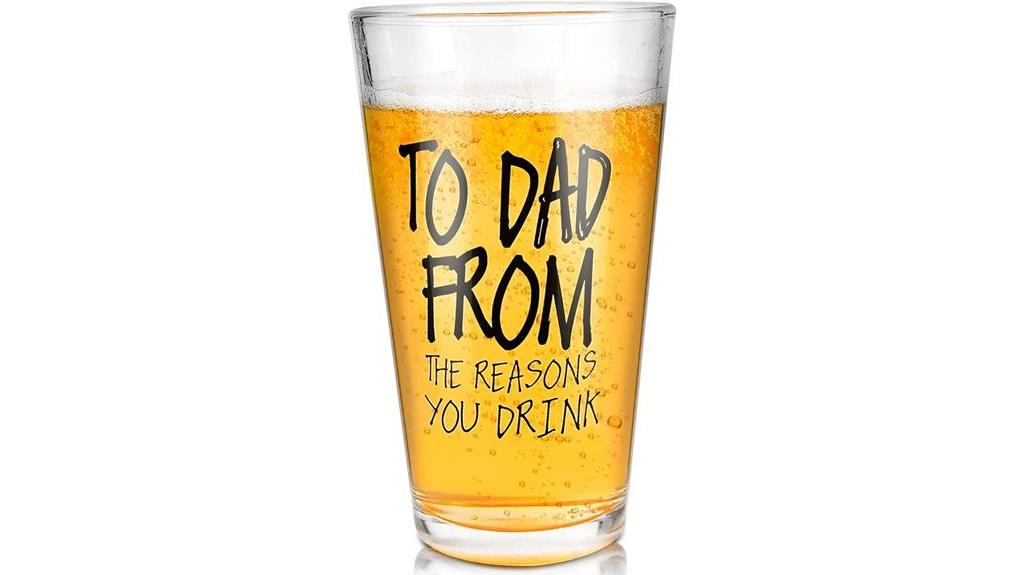 father s day beer glass