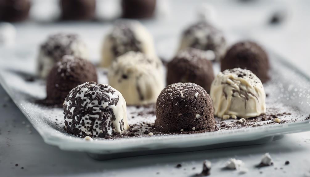 freezing oreo truffles method