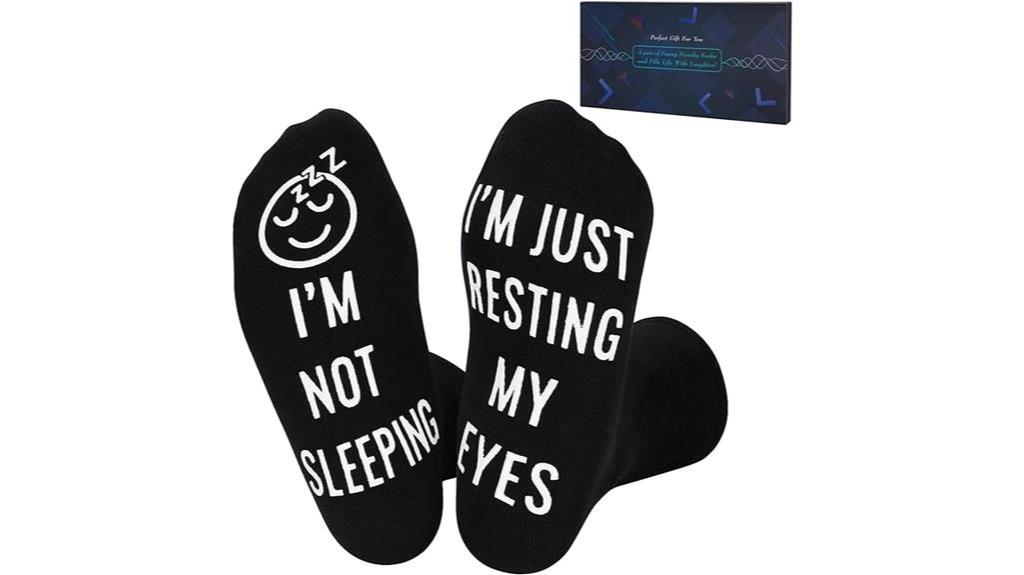 gaming socks with message