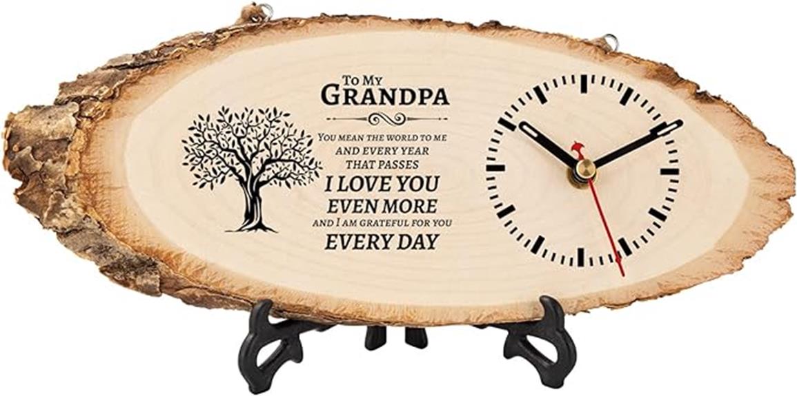 grandpa s rustic wooden clock