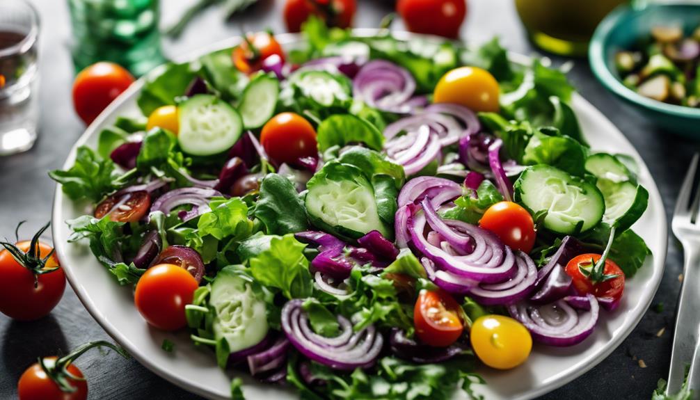 healthy salad eating habits
